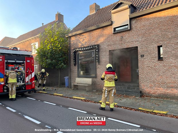 Brandmelding M.G. Simondsstraat Genemuiden