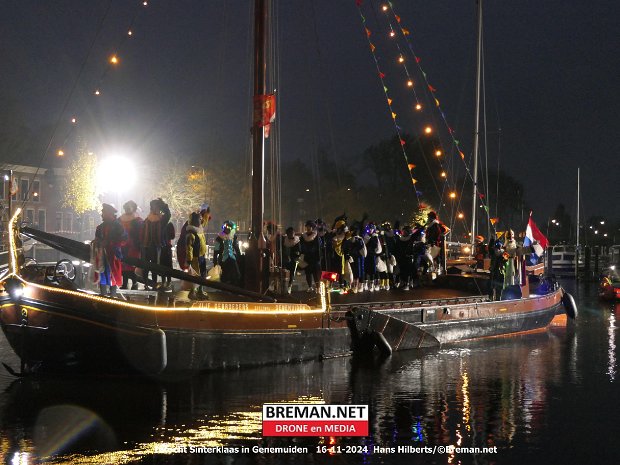 Intocht Sinterklaas in Genemuiden