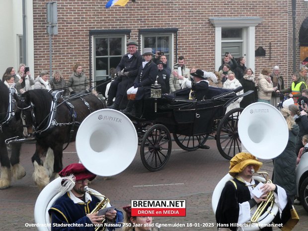 Overdracht Stadsrechten door Jan van Nassau 750 jaar Stad Genemuiden