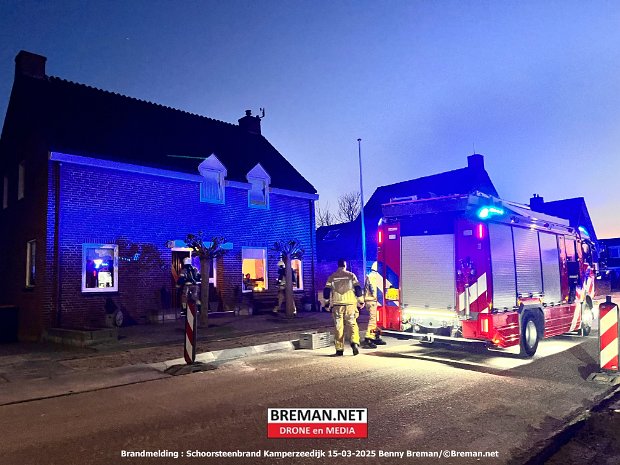 Brandmelding Schoorsteenbrand Kamperzeedijk