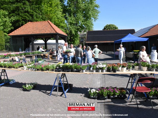 Plantjesmarkt bij het Blokhuis in Genemuiden