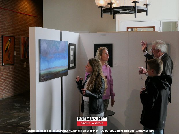 Kunstgilde geopend in Staduus - Kunst uit eigen kring