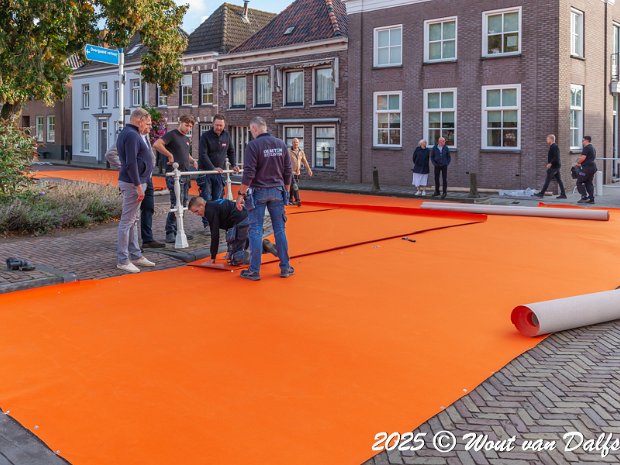 Bezoek Maxima voor Opening Tapijtmuseum