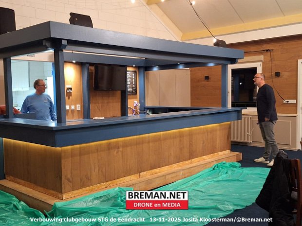 Verbouwing clubgebouw STG de Eendracht