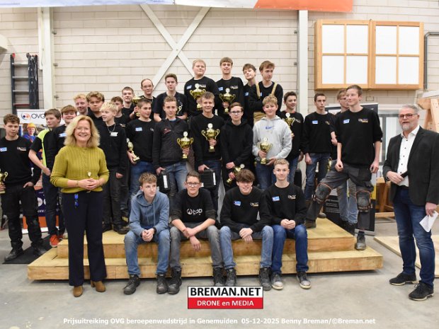 Prijsuitreiking OVG Beroepenwedstrijd in Genemuiden