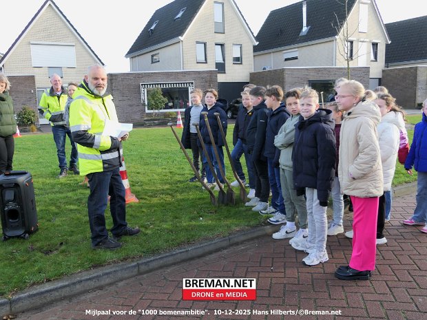 Mijlpaal voor de "1000 bomenambitie".
