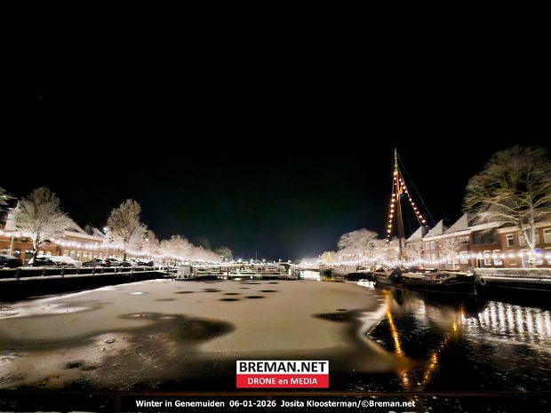 Winterse plaatjes in Genemuiden