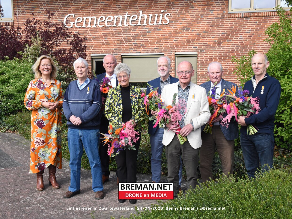Lintjesregen in Zwartewaterland