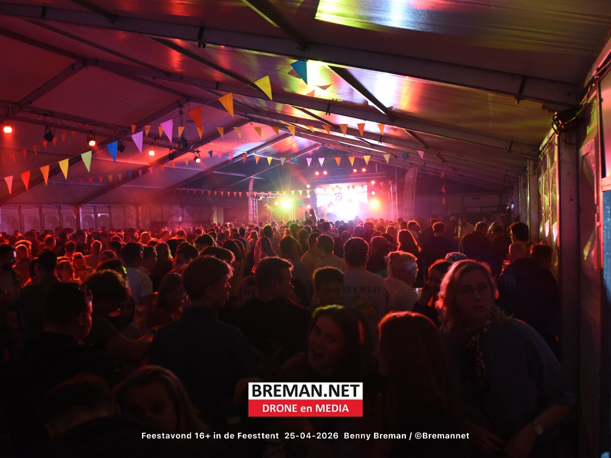 Feestavond in de Feesttent