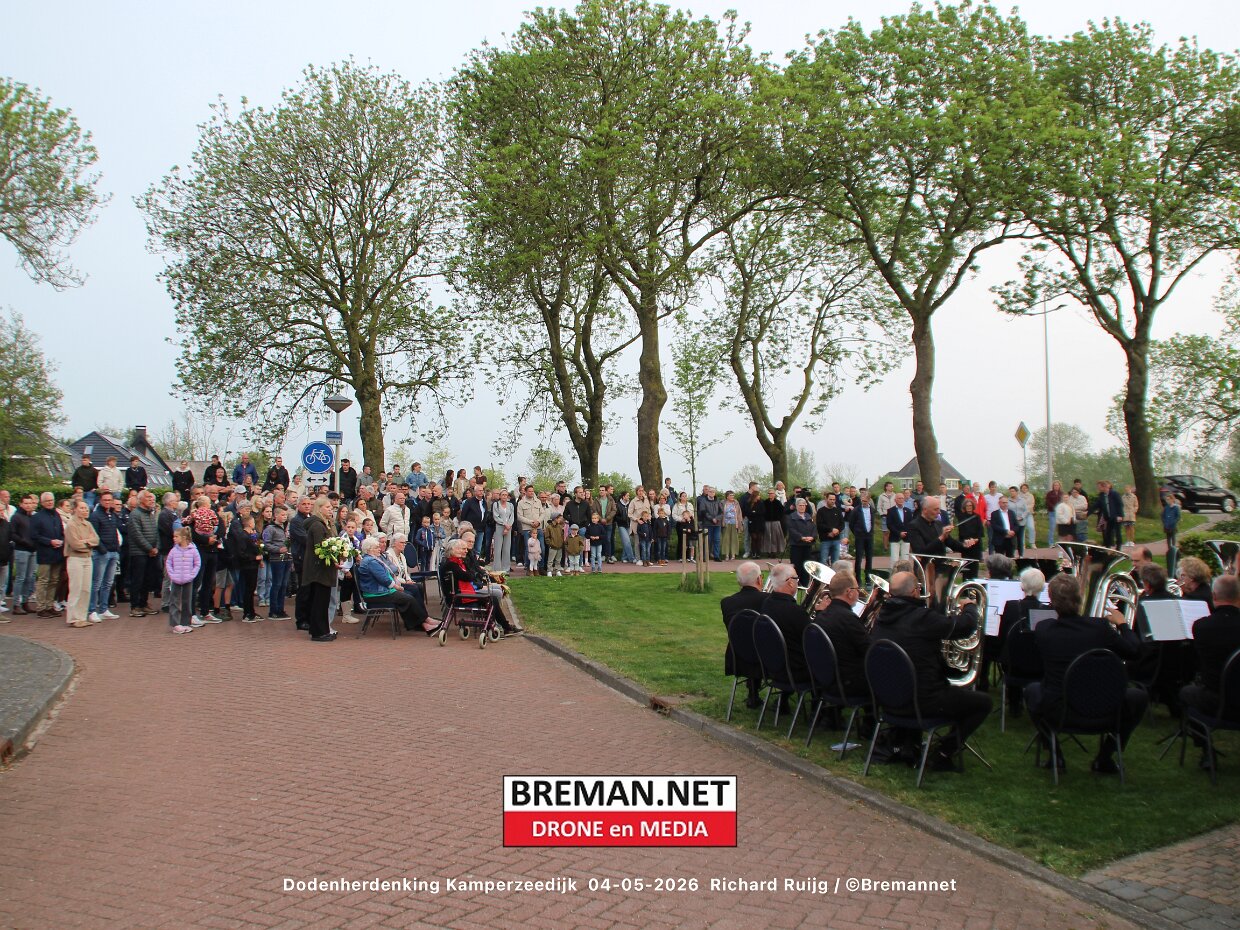 Dodenherdenking Kamperzeedijk